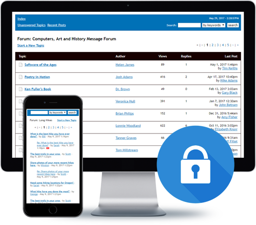 Password Protect the Bravenet Message Forum Service