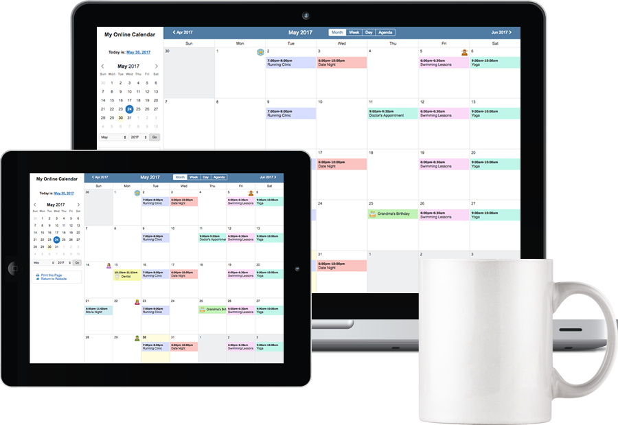 Bravenet Online Calendars